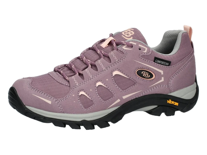 Brütting Unisex's Mount Frakes Low Trekking Shoes, Pink Grey, 4 UK