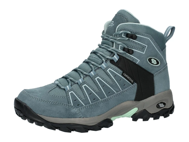 Brütting Unisex's Mount Pinos High Trekking Boots, Turquoise Black, 8 UK