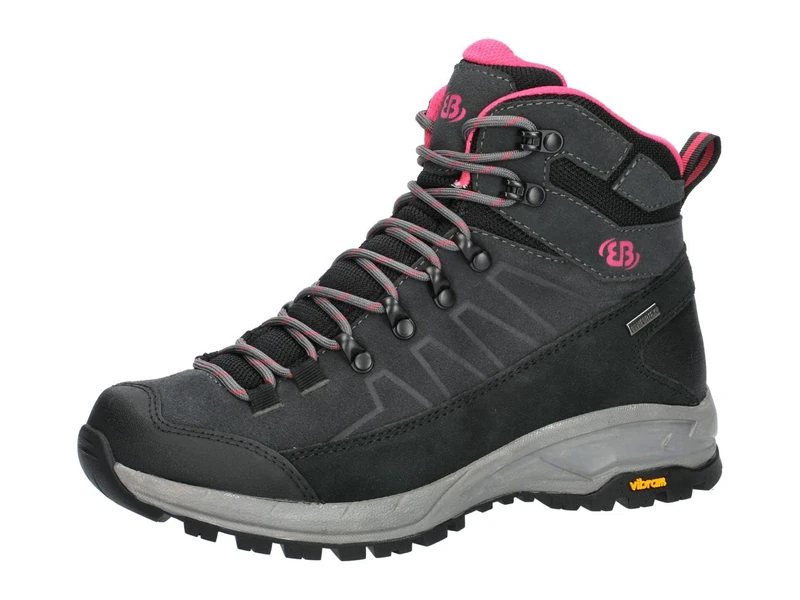 Brütting Unisex's Mount Sellery Hiking Boots, Charcoal Pink, 9.5 UK