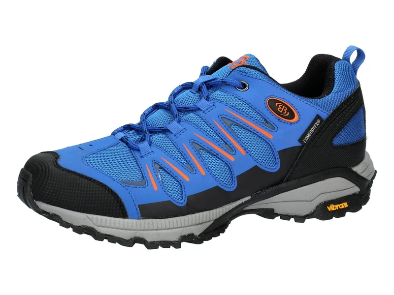 Brütting Unisex's Expedition Walking Shoes, Blue/Black/Orange, 8 UK