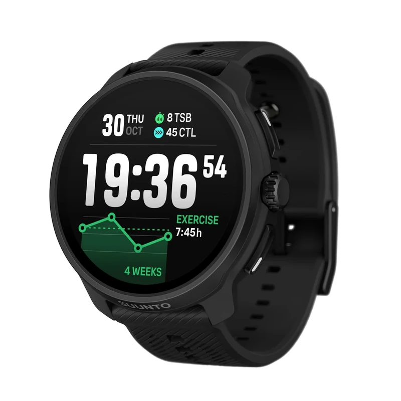 SUUNTO Race 2 GPS Sport Watch, Bright 1.5-inch AMOLED Touchscreen, Sleeker and Lighter Design, 16-Day Battery Life, Offline Maps, Accurate Navigation, 115+ Sport Modes (All Black) - Image 1