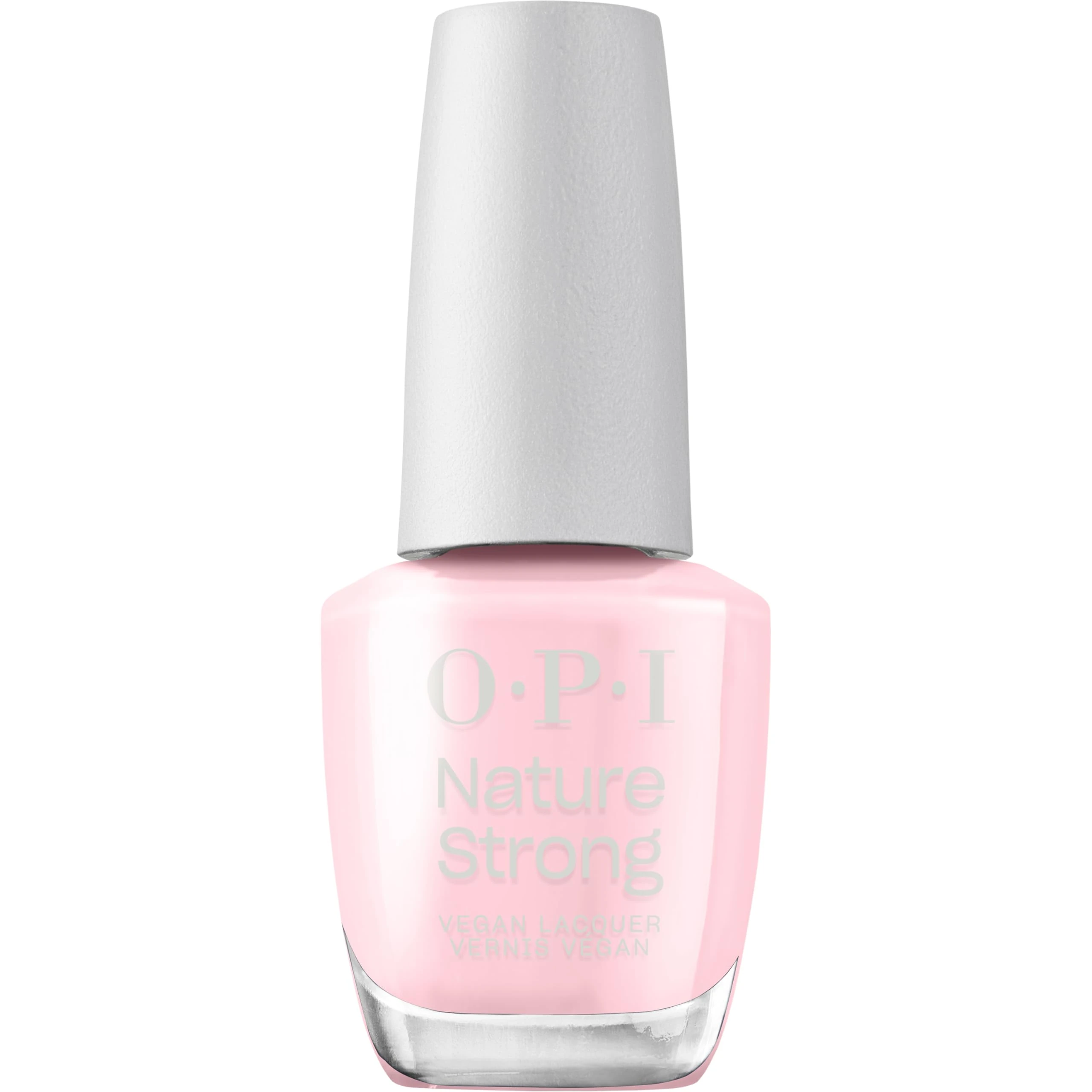 OPI Nature Strong Blossom Into Awesome Baby Pink Crème Nail Polish - High-Shine, 7-Day Wear | Long Lasting Nail Colour | 15ml