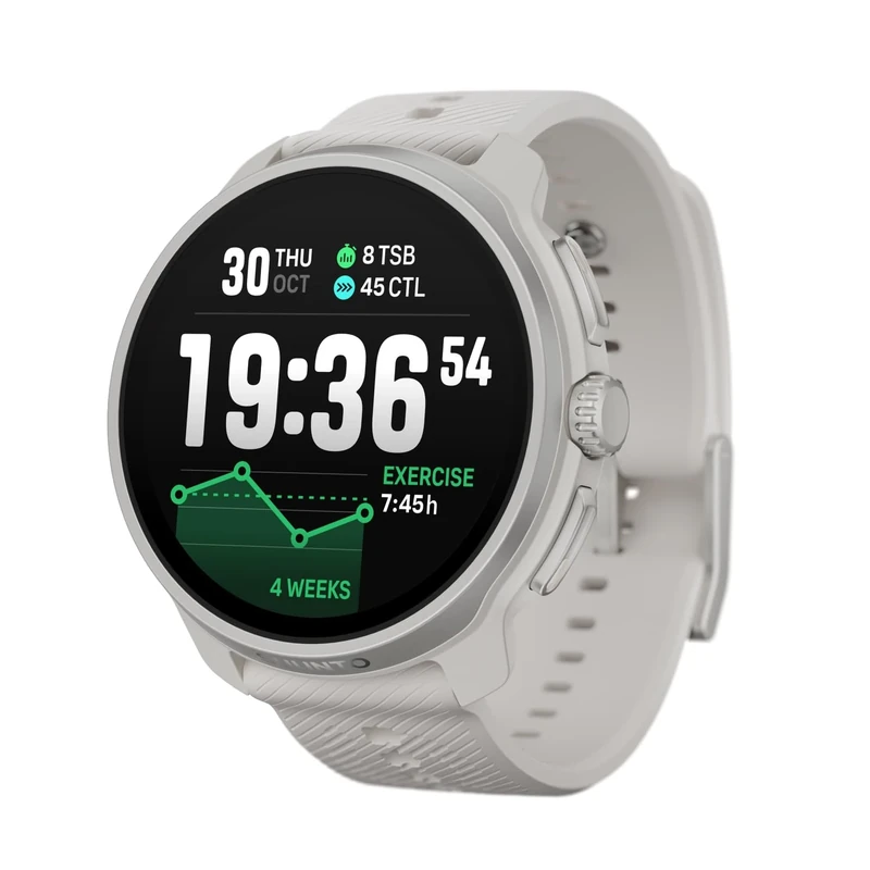 SUUNTO Race 2 GPS Sport Watch, Bright 1.5-inch AMOLED Touchscreen, Sleeker and Lighter Design, 16-Day Battery Life, Offline Maps, Accurate Navigation, 115+ Sport Modes (Feather Grey)