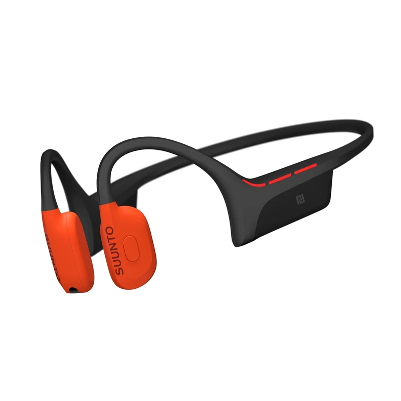 SUUNTO Wing 2 Bone Conduction Headphones, Open-Ear Lightweight Sports Headphones, IP66 Waterproof, Up to 36h Battery Life with Powerbank, LED Lights for Security, Robust Mic for Clear Calls