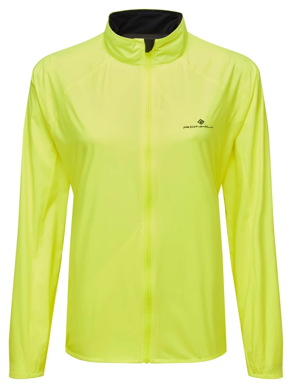 Ronhill Running, Wmn's Core Jacket, Fluo Yellow/Black, 14