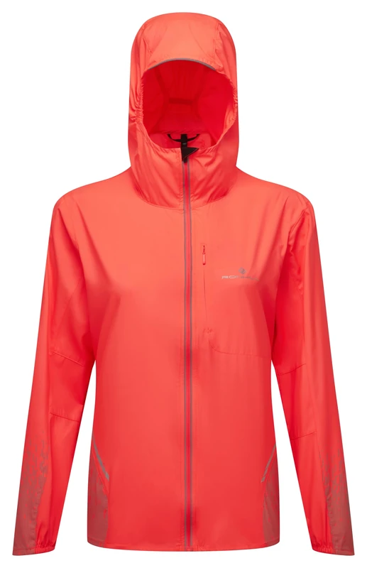 Ronhill Running, Wmn's Tech Reflect Jacket, Hot Coral/Reflect, 12 - Image 1