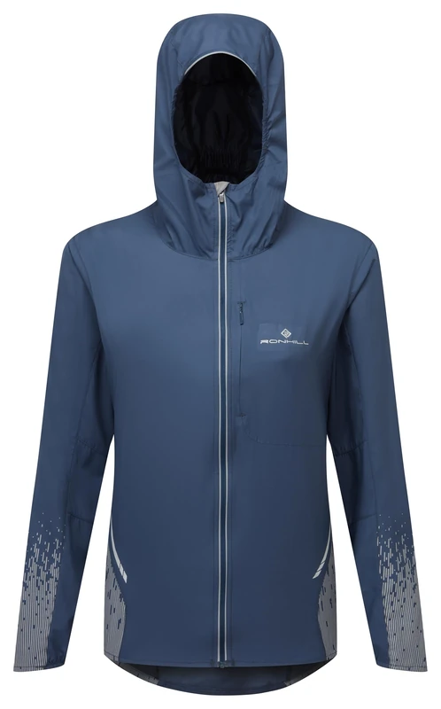 Ronhill Running, Wmn's Tech Reflect Jacket, Dark Navy/Reflect, 10