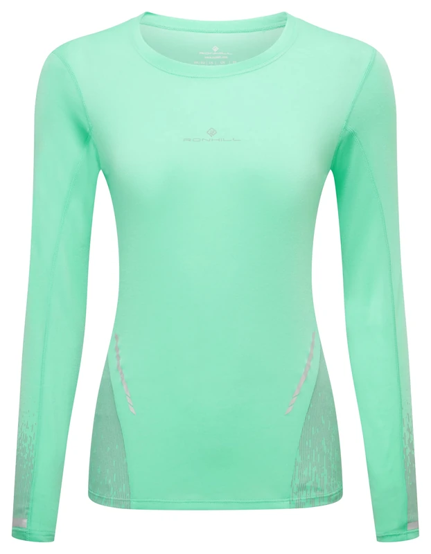 Ronhill Running, Wmn's Tech Reflect L/S Tee, Florida Marl/Reflect, 16