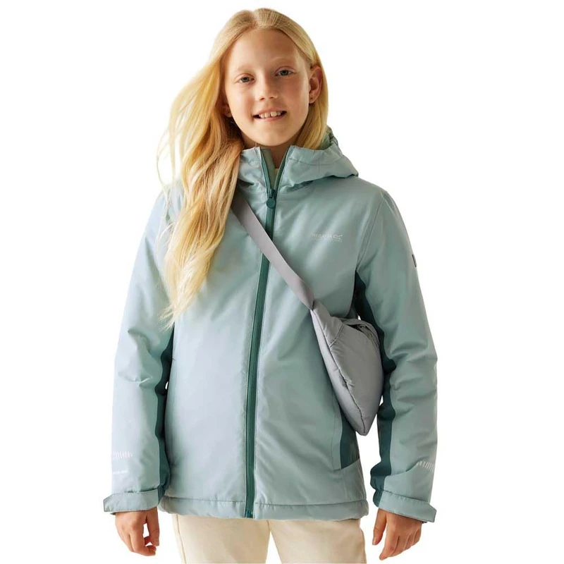 Regatta Kids Hurdle Waterproof Jacket Insulated Reflective Trims Winter Coat
