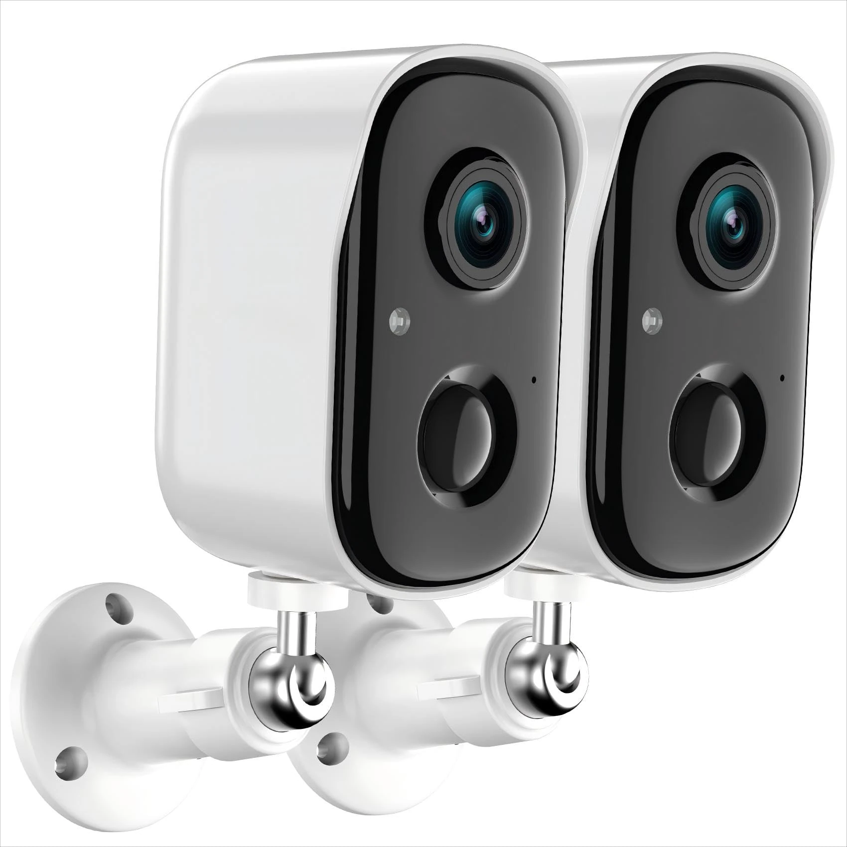 RADCLO 2K Wireless Outdoor Security Camera, Battery Powered WiFi CCTV with AI Detection, Color Night Vision, 2-Way Audio, Siren & Spotlight, Waterproof Indoor/Outdoor Home Surveillance