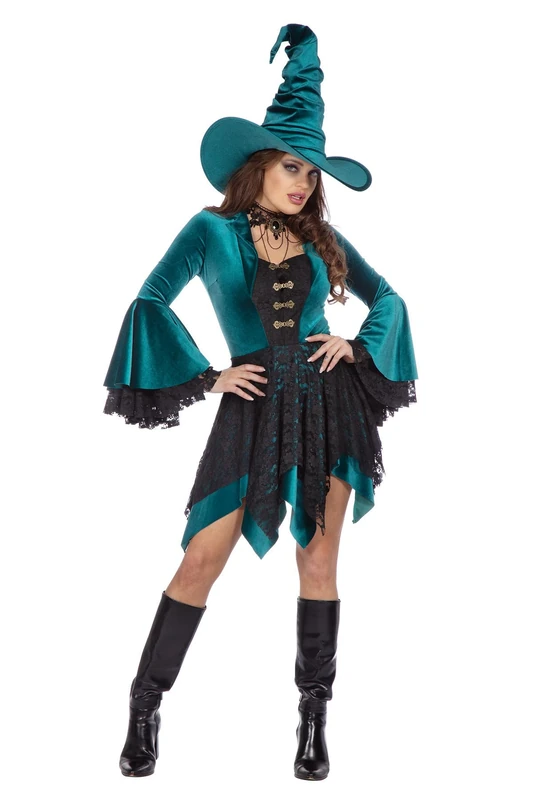 WILBERS & WILBERS Women's Green Witch Dress - Size 46