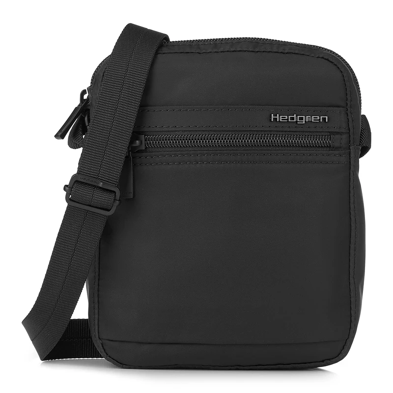 Hedgren Rush, Small Vertical Crossover + RFID Unisex Adult, Black, One Size - Image 1
