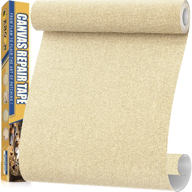 Xroam Canvas Repair Tape 40x160cm Waterproof Fabric Patch - Beige