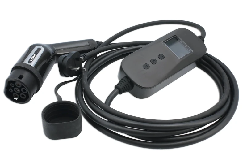 Laser 9107 EV Charging Cable - 13A T2 Female-UK Plug W/Charger IP68