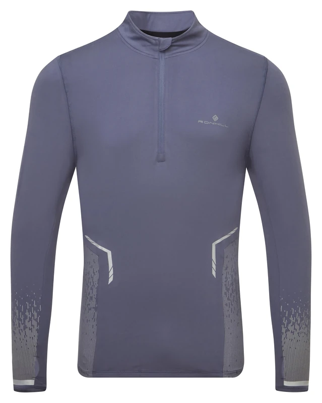 Ronhill Running, Men's Tech Reflect 1/2 Zip, Anchor/Reflect, M