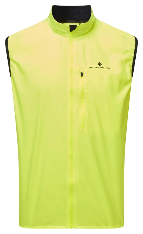 Ronhill Running, Men's Core Gilet, Fluo Yellow/Black, XL