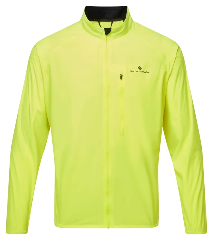 Ronhill Running, Men's Core Jacket, Fluo Yellow/Black, XL