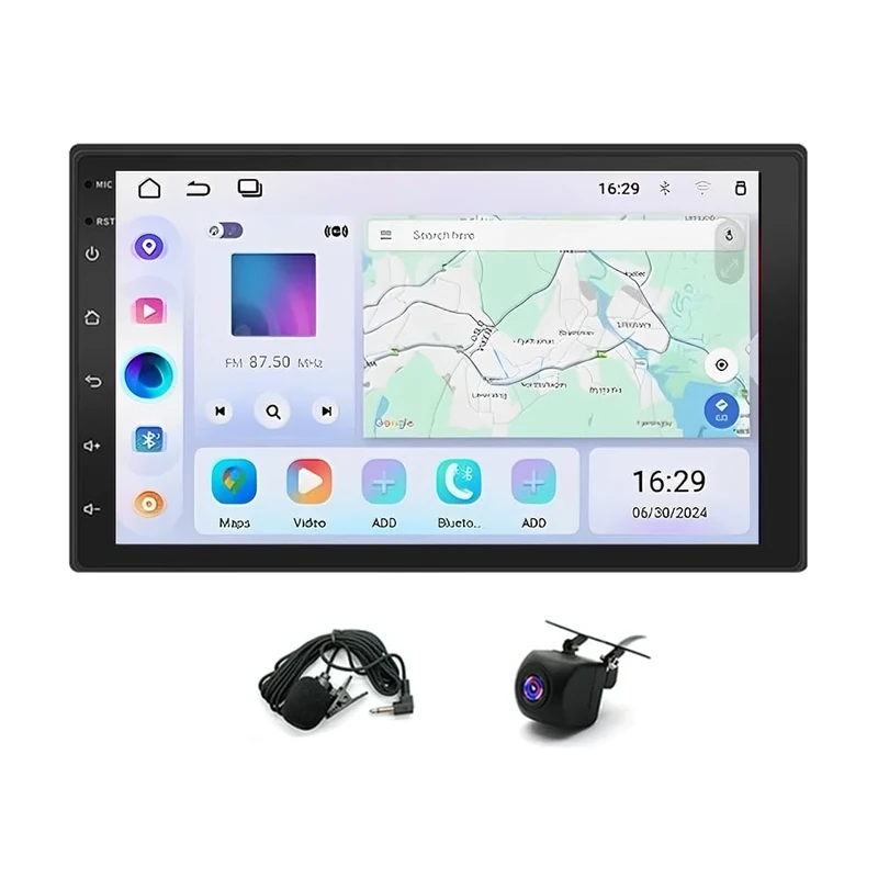 7 inch Android 13 Car Radio for Nissan Qashqai 2007-2011, Frontier Head Unit 2001-2011, for Nissan Juke 2010-2011 Radio Upgrade Car Stereo GPS Nav with Carplay Android Backup Camera Mirror Link