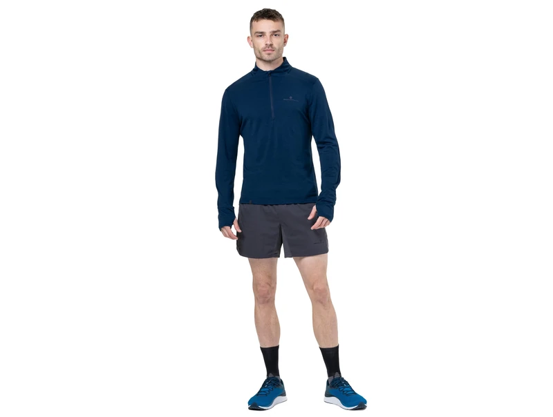 Ronhill Running, Men's Tech Merino 1/2 Zip, Dark Navy/Oxide, XL