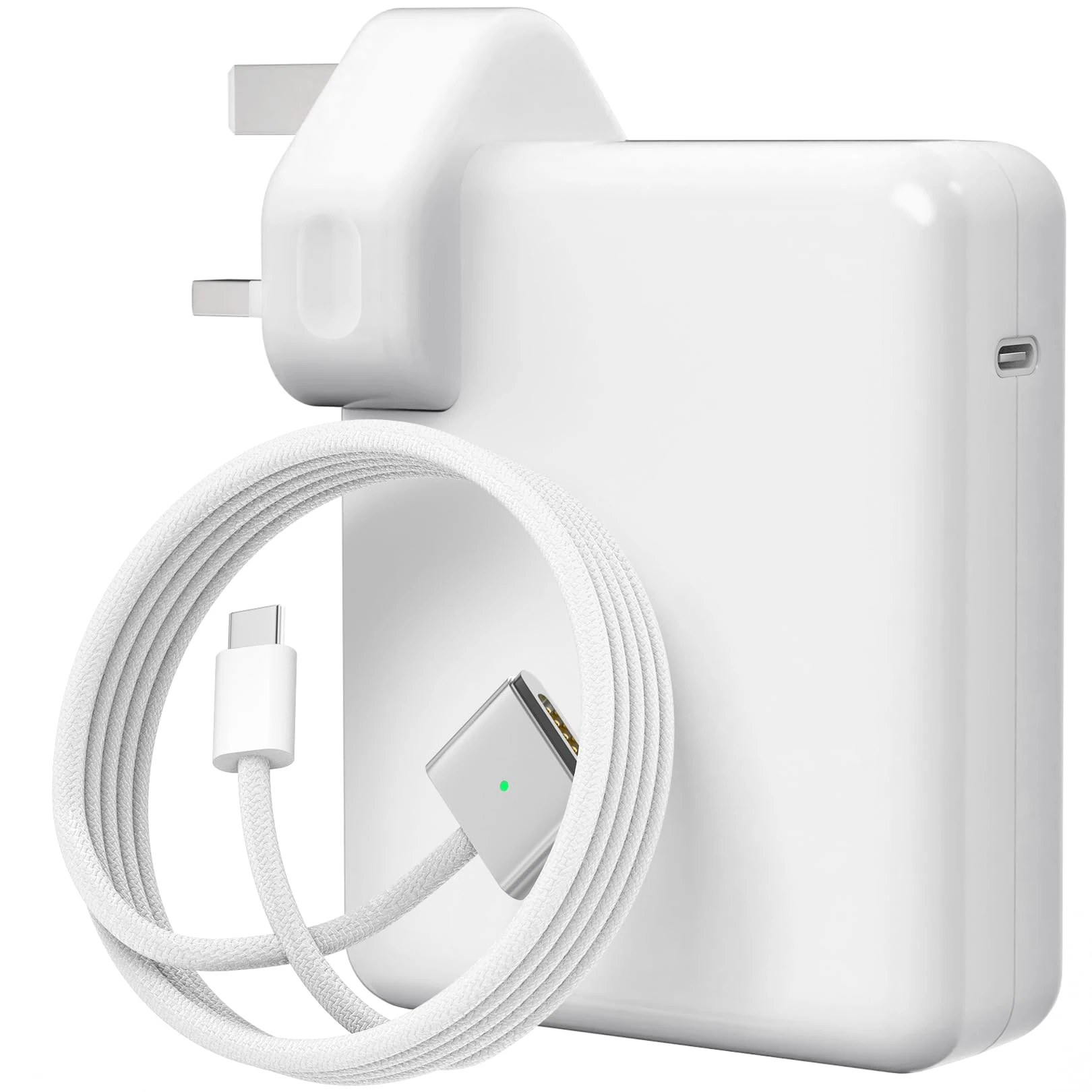 140W C to Magnetic 3 Charger, Compatible with MacBook Air 13, 15 Inch/Mac Book Pro 14, 16 Inch, M1/M2/M3/M4 from 2021/2022/2023/2024/2025 Models, 6.6FTOriginal Quality