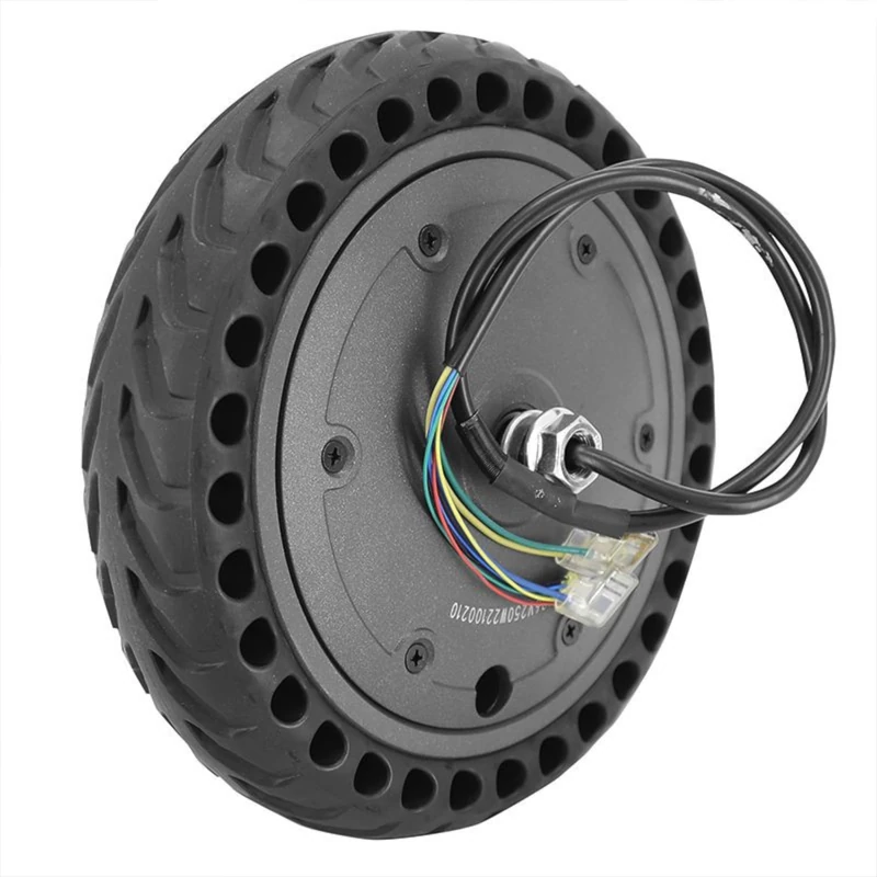cyclingcolors 1 x Electric Scooter Motor Adaptable 36 V 250 W with Rims and Tyres 8.5 x 2 Compatible with XIAOMI M365 Essential 1S