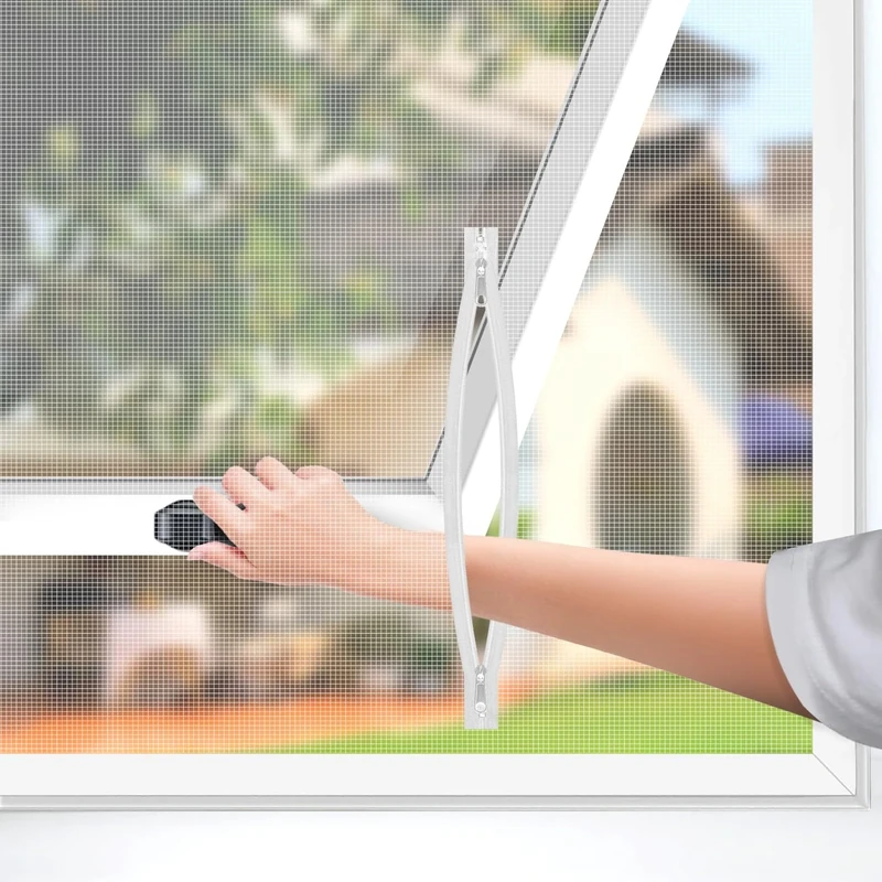 BKSAI Window Net to Keep Bugs Out Bug Net for Windows Fits Any Size 130x150CM Smaller Adjustable Mesh DIY Bug Net Fly Screen Window Nets