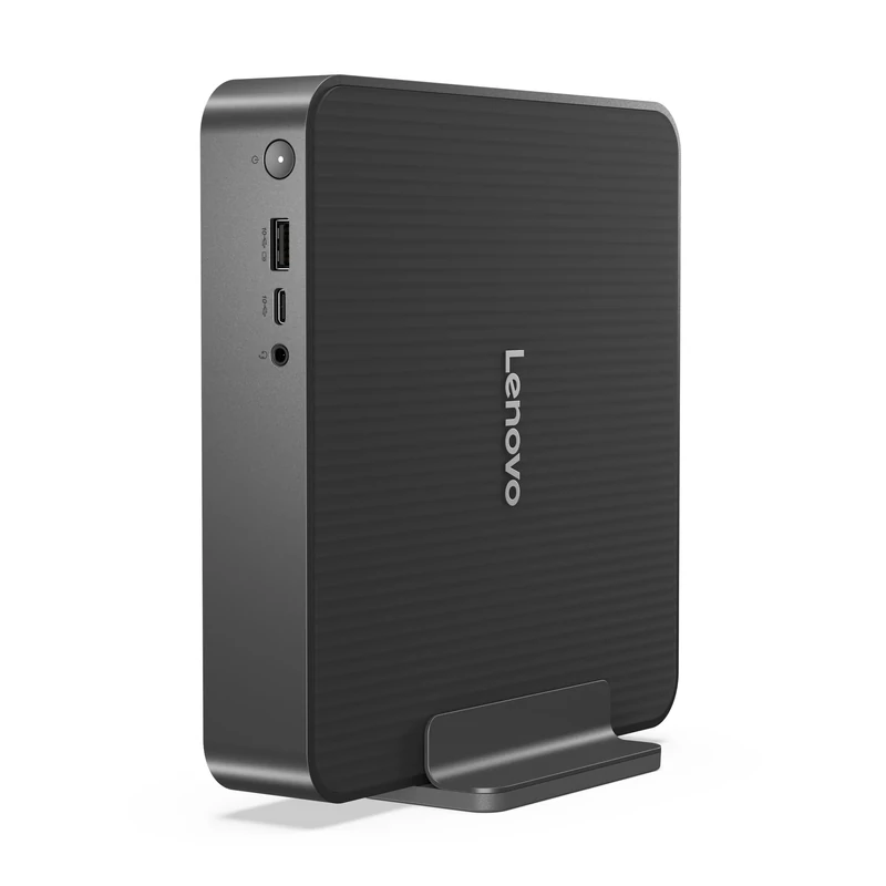 Lenovo IdeaCentre Mini Desktop (Intel Core 5 210H 8-Core, 16 GB RAM, 32 GB SSD, Thunderbolt 4, DisplayPort 1.4, RJ-45, HDMI 2.1, Wi-Fi 7, Windows 11 Home) - Luna Grey