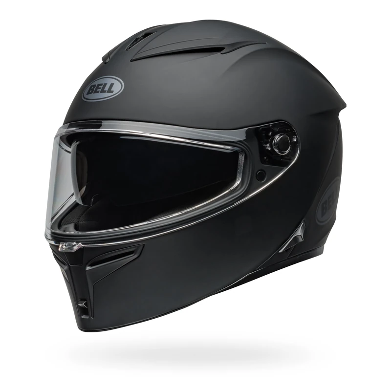 Bell Lithium Solid ECE Helmet, Integrated Sun Shield, Multi-Density EPS Liner, Clickrelease V2 Shield, Pinlock Ready, Optimum Fit, Black, Size: 2X