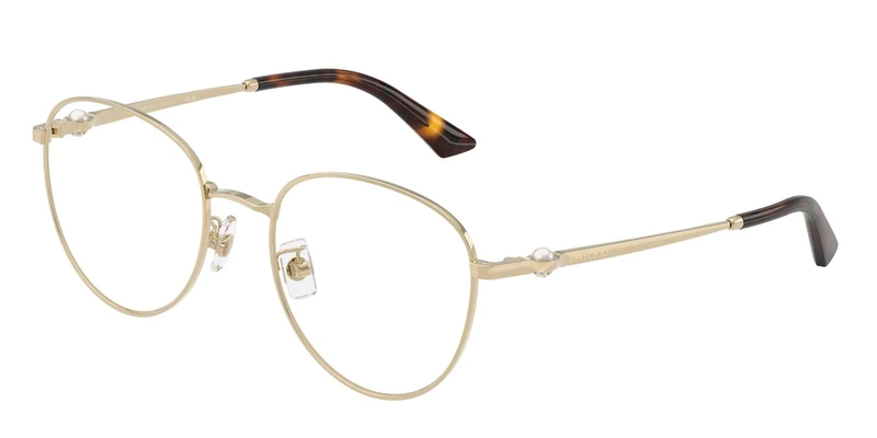 2013 Gold Luxury Eyeglasses by Jimmy Choo, 3006 - Gold - Image 1