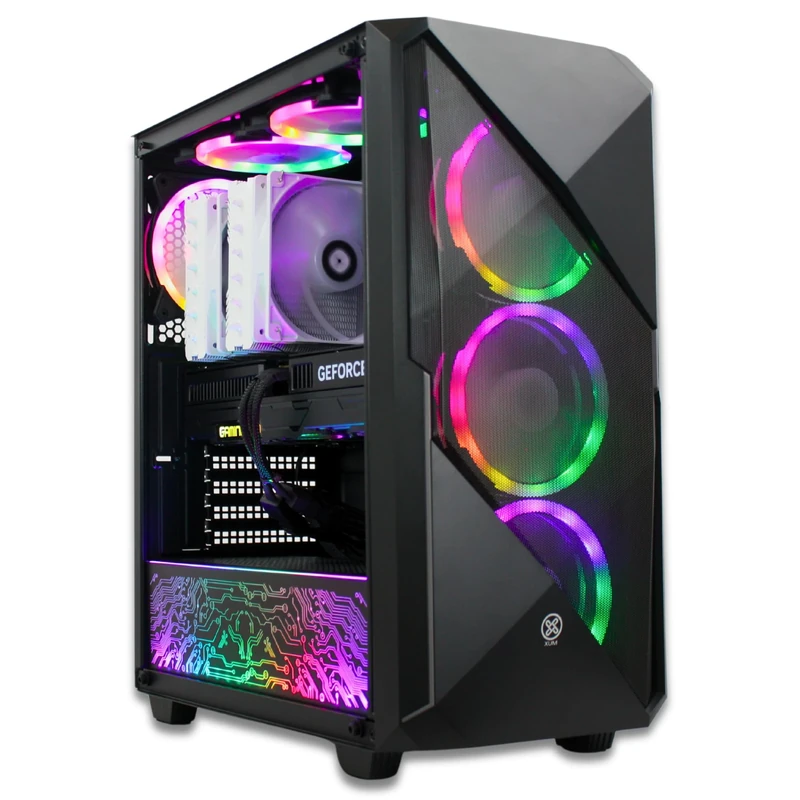 XUM Legend High-End Prebuilt Gaming PC Desktop: Intel Core i9-11900F, RTX 5060 8GB, 32GB DDR4 RAM, 512GB SSD, 2TB HDD, WiFi 5, aRGB, Windows 11, High-Performance VR Ready Gaming PC for Gamers