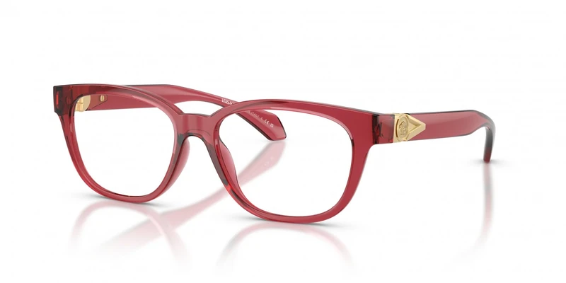 Eyeglasses Versace - 0ve3376u 53 5523 Transparent Red / 53 Bridge: 16 - Image 1