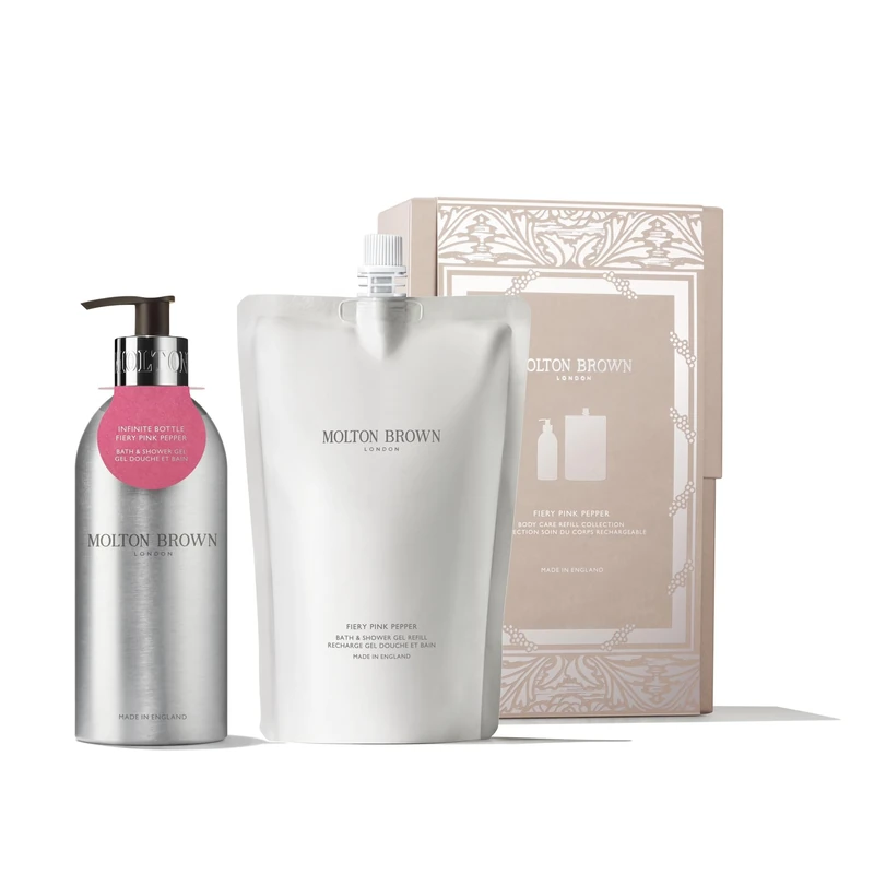Molton Brown Fiery Pink Pepper Body Care Refill Gift Set