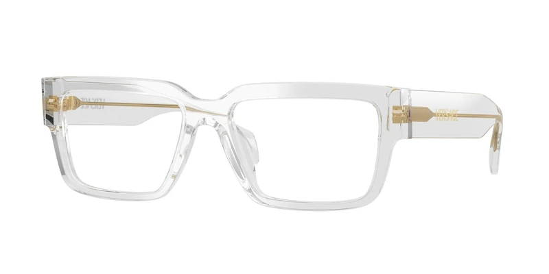 Eyeglasses Versace - 0ve3374u 53 5519 Light Transparent Grey / 53 Bridge: 17