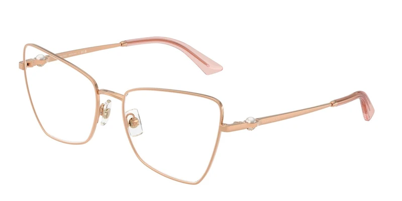 2010HB Gold Eyeglasses by Jimmy Choo, 3008 - Gold, 54