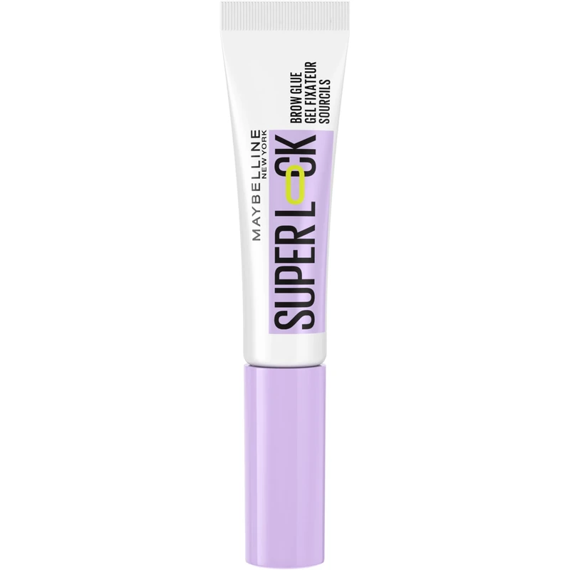 Maybelline New York, Superlock Brow Glue, Transparent Brow Fixing Gel, With Sculpting Brush, Extreme 24H Hold, No Shedding, No Cardboard Effect, Non-Sticky Finish Superlock Brow Glue (Pack of 6)