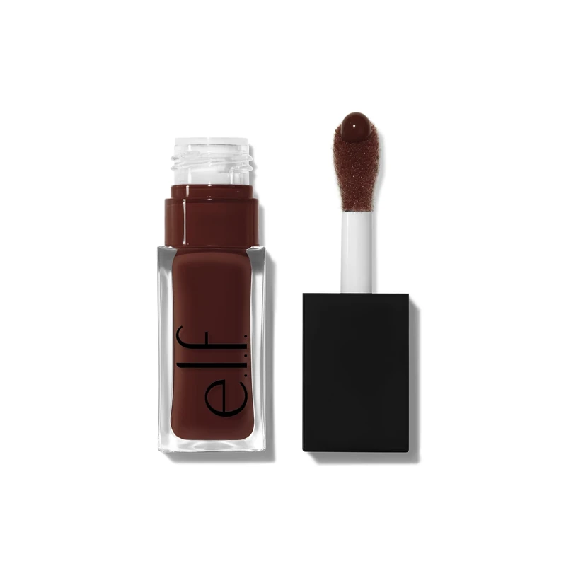 e.l.f. Glow Reviver Lip Oil, Infused With Jojoba Oil, Vegan & Cruelty-free, HOT AS FUDGE (Pack of 6)