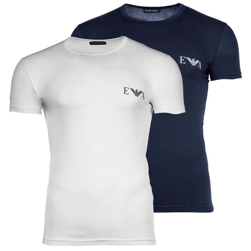 Men's Soft Touch Bamboo 2-Pack Crew Neck T-Shirt Multicolor XL
