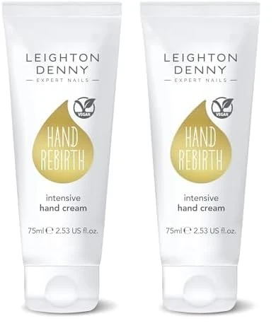 LEIGHTON DENNY Hand Rebirth - Intensive Hand Cream - Vegan 75 ml (Pack of 2)