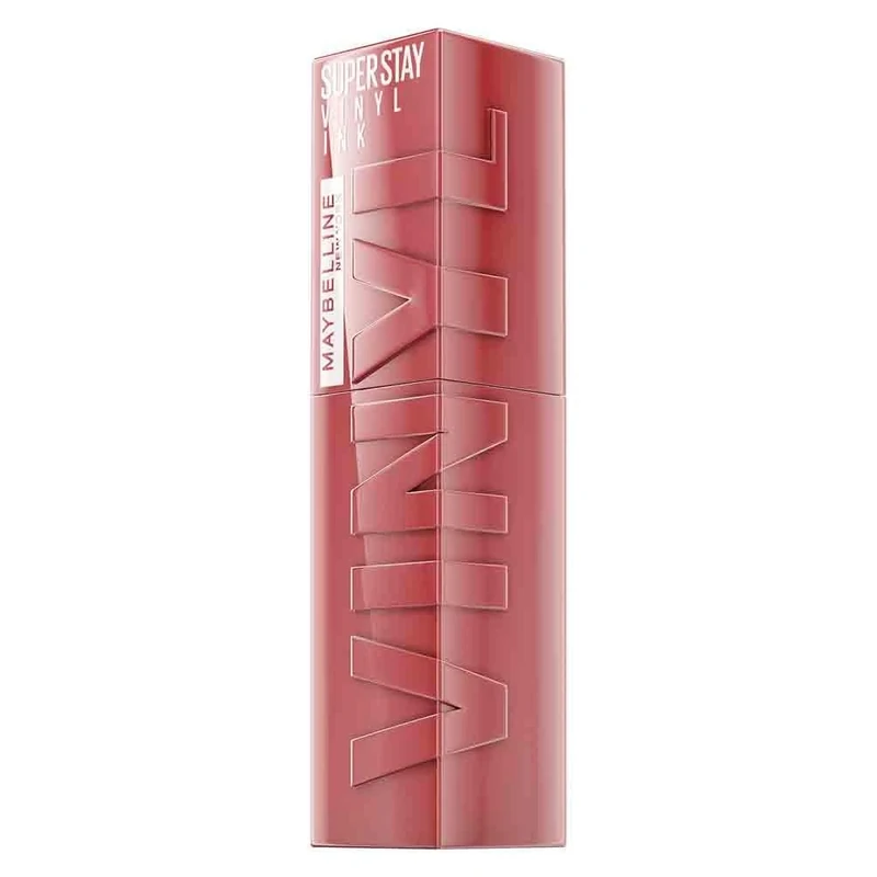 Maybelline New York Lip Colour, Smudge-free, Long Lasting up to 16h, Liquid Lipstick, Shine Finish, SuperStay Vinyl Ink, 10 Lippy (Pack of 6)