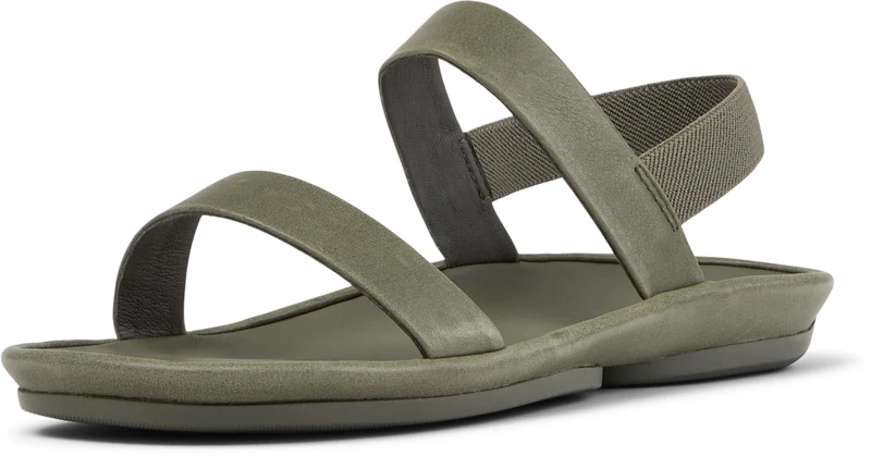 Camper Right Isla Women Sandal Medium Green 38 (EU)