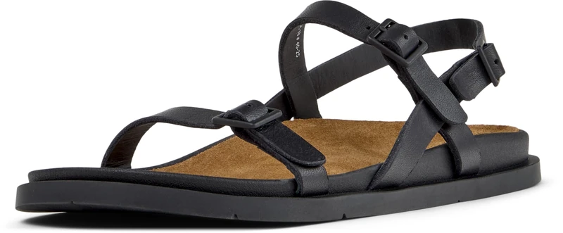 Camper Lluc Sandal Women Sandal Black 38 (EU)