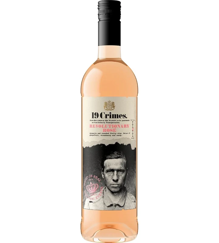 19 Crimes Revolutionary Rosé, 750ml (Pack of 6)