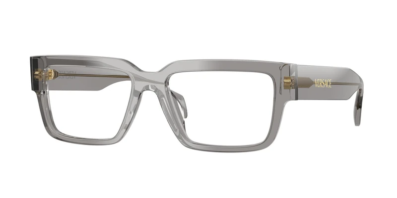 Eyeglasses Versace - 0ve3374u 53 5510 Transparent Grey / 53 Bridge: 17