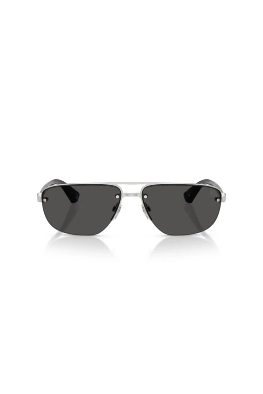 Sunglasses in Light Grey Mirror Silver by Burberry, 100587 - Silver - Dark Grey