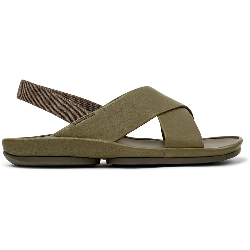 Camper Right Isla Women Sandal Medium Green 40 (EU)