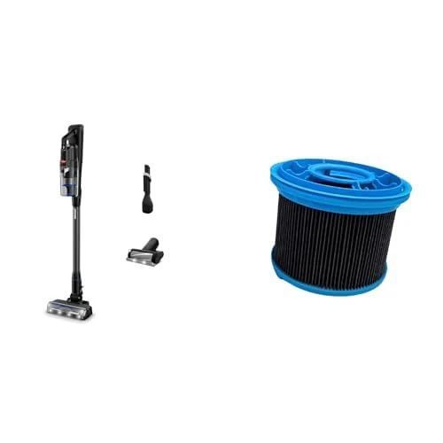 Bundle of BISSELL PowerClean FurGuard, Cordless Vacuum Cleaner + Bissell HEPA Filter for PowerClean FurFinder™ and FurGuard™ (4091E & 4245)