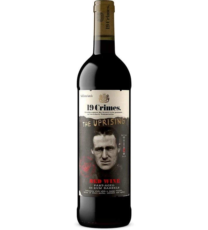 19 Crimes The Uprising Red Wine, 75cl (Pack of 6)