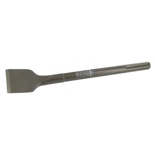 SDS-Max Angled Chisel, Reinforced Steel, Ergonomic Design, Ideal for Breaking Concrete and Demolition tasks.