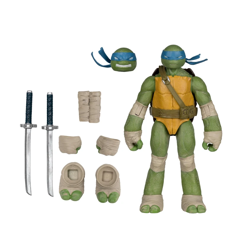 McFarlane Teenage Mutant Ninja Turtles (Page Punchers) Leonardo 5in Action Figure with Comic Toys - Image 1
