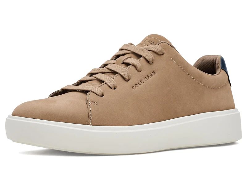 Cole Haan Men's Grand Crosscourt Traveler Sneaker, Dark Latte Nubuck/Navy Blazer/Ivory, 10-M UK